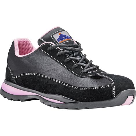 Trainer Femme S1P HRO couleur : Noir/Rose taille 38 - PORTWEST