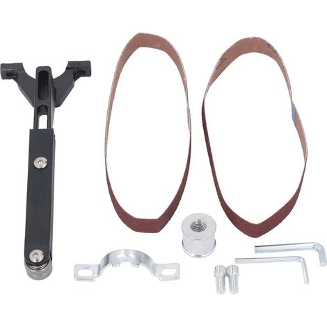 Accessoire de ponceuse à bande pour meuleuse angle électrique - Kit de conversion stable et efficace pour modèle 100 M10 M14 (1/5)