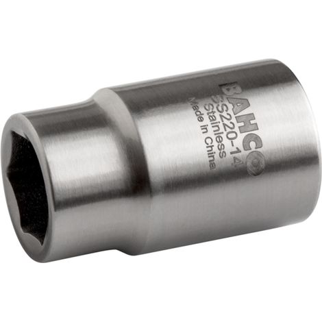 Bahco 1/4 Steckschlüssel-Einsatz aus Edelstahl, Sechskant, 4,5 mm (1/3)