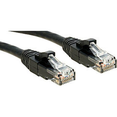 Câbles réseau et DAC LINDY UTP Cat.6 Cable Black 5m LSOH incl. Testprotocol (1/4)