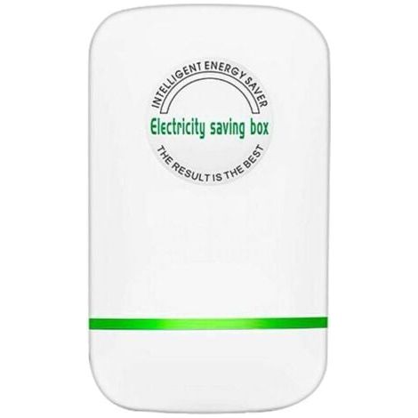 Boîtier d'économie d'énergie, dispositif d'économie de facteur de puissance, économiseur d'appareils ménagers, adaptateur 90V-250V pour utilisation au bureau et en usine (1/4)