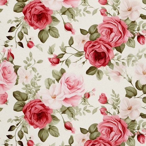 Tela decorativa para exteriores Oxford - Estampado floral - DX2057 (1/5)