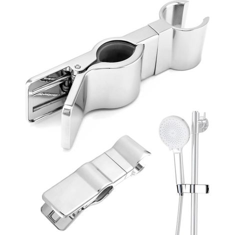 Shower Head Holder, Adjustable Shower Head Holder 20-29 mm, No Drilling Required, Non-Slip, 35° Rotating Handheld Shower Holder Replacement for Bathroom Accessories (1/5)