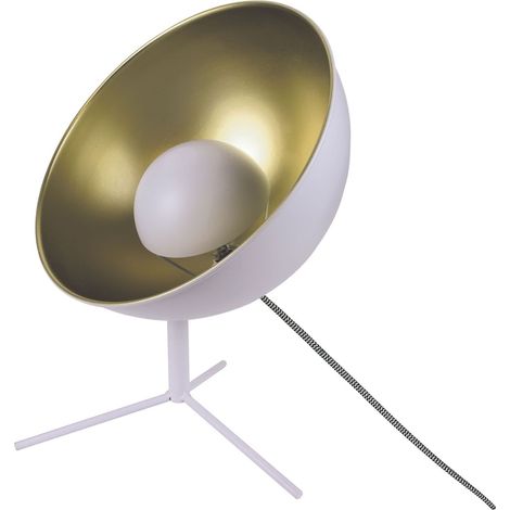 Lampe trépied en métal style cinéma (1/4)