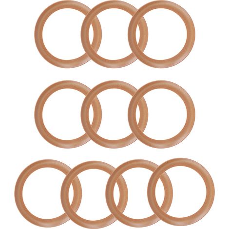10 Stück Kolbenringe mit Gummiisolierung für 1500-W-Ölfrei-Leise-Luftkompressor/Zylinder (1/5)