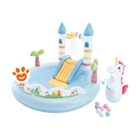 Intex Playground Unicorno (196x178x127cm) Art. 56148 - Confezione 1 Pezzo - Altro