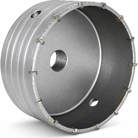 Carotteuse Ø 95 mm pour maçonnerie, béton et pierre – Couronne pour perceuse avec filetage M22, compatible avec tiges SDS Plus et SDS Max pour installations et rénovations (1/5)