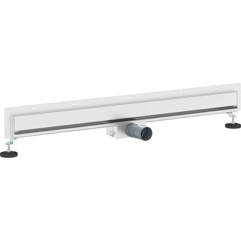 Drain de Douche Monté au Mur Argenté 90 cm Acier Inox 304 (1/5)