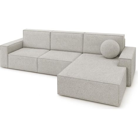 Ecksofa PORTO mit Stoffbezug „Puente“ – Stilvolles Design & hoher Sitzkomfort, ohne Schlaffunktion (1/5)