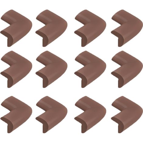 12 Protections Mousse Adhesives Marron Enfants (1/5)