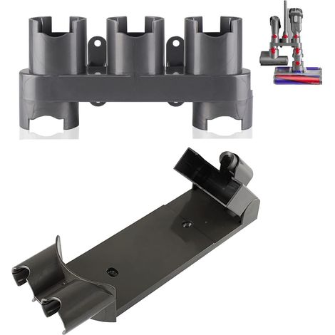 Kit de Pièces de Rechange pour Station d'Accueil - Support Mural (Dyson V7 V8) et Accessoire de Rangement d'Aspirateur (V10 V11) - Compatible avec les Appareils Portables Dyson (1/5)