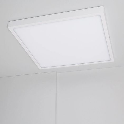 Plafonnier LED Carré 30W Extra-Plat CCT Sélectionnable 400x400 mm Sélectionnable (chaud-neutre-froid) (1/5)