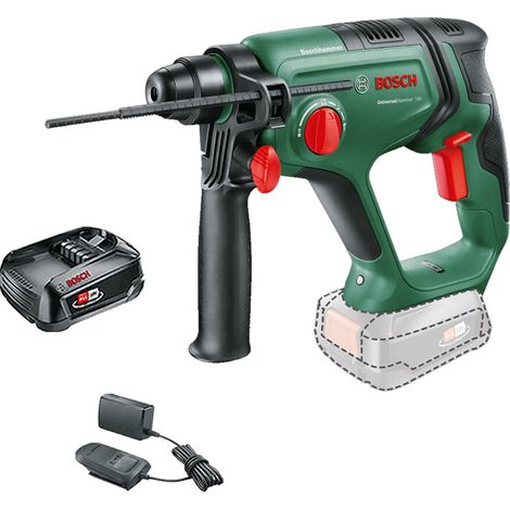 Bosch UniversalHammer 18V Cordless Rotary Hammer Drill + 1.5AH Battery kit (1/5)