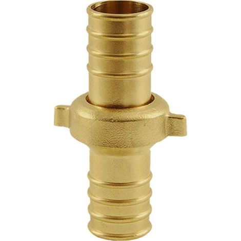 "RACCORDO PORTAGOMMA/PORTAGOMMA 3 PEZZI IN OTTONE GIALLO """"EXCELSIOR"""" Ø30 mm"