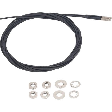 Capteur à fibre optique pour la mesure de distance de 0 à 3600 mm, sonde filetée M4, capteur à fibre optique