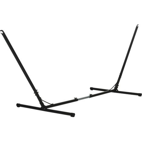 3.1–3.8m Adjustable Universal Hammock Stand Metal Frame Garden Camping Picnic Outdoor Patio Replacement – Stand Only