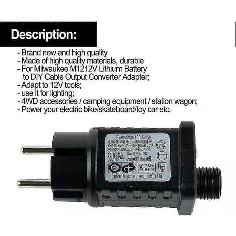 1 Stück TransFit For mer Lichterkette 6W 31V LED Timer Netzteil Beleuchtung Wasserdicht IP44 Netzteil Geeignet für Innen und Außen - JXLGV (1/5)