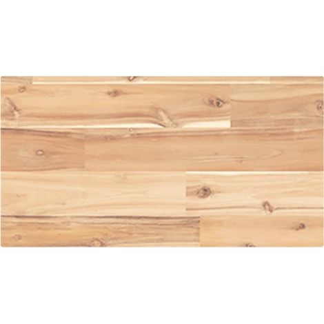 Maison Exclusive - Schweberegal 40x20x2 cm Massivholz Akazie Unbe