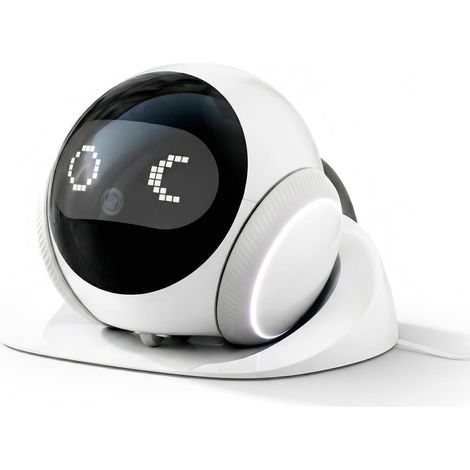 Caméra intelligente mobile pour animal domestique - Pour intérieur et maison - Surveillance mobile 1080p - Chat et chien - conversation bidirectionnelle - Vision nocturne - Alimenté par (1/5)