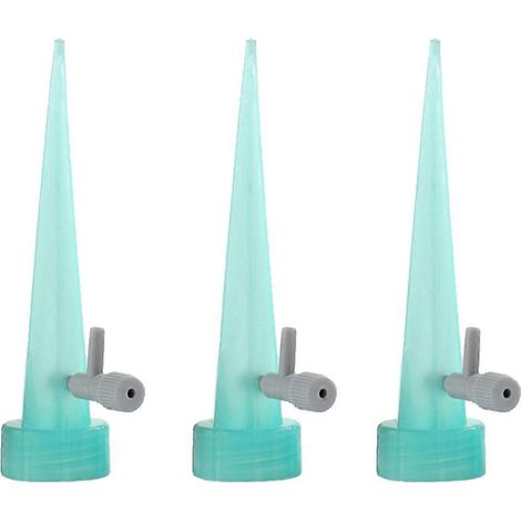 Système d'irrigation goutte à goutte automatique avec arroseurs automatiques et débit réglable - 3 pièces - Bleu lumineux