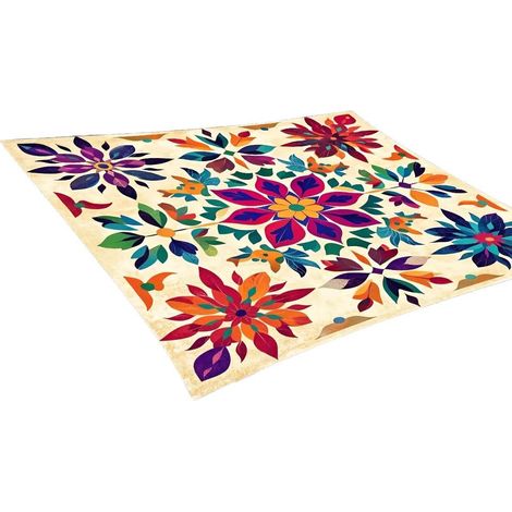1PC Pare-soleil de camping et tapis de pique-nique — Couleurs vives, résistant aux UV  (200 x 240 cm) (1/5)