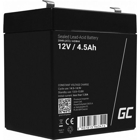 Green Cell AGM44 Batterie für Ups System Sealed Lead Acid (VRLA) 12 V 4.5 Ah (1/5)