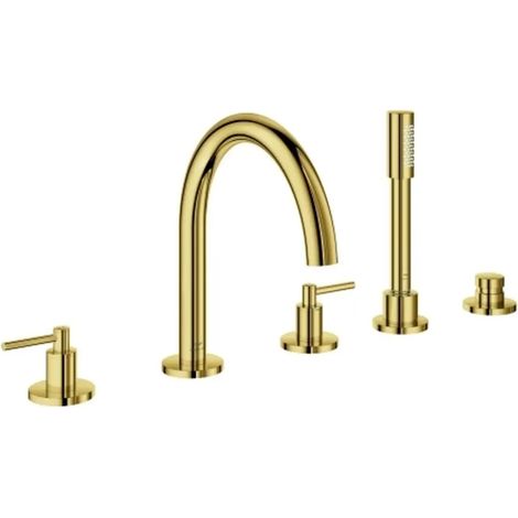 Grohe Atrio Batteria bordo vasca a 5 fori Oro, 29407GL0