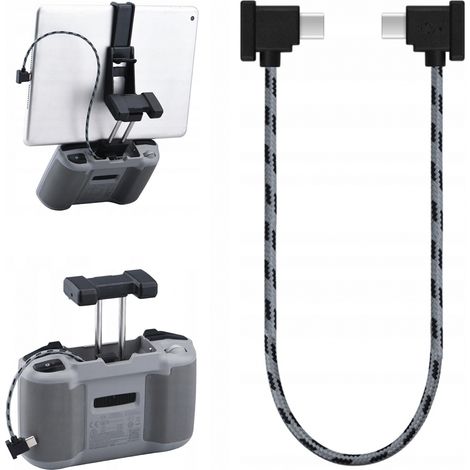 Nylon-OTG-Übertragungskabel für DJI Mavic Air 2 Mini 2 3 4 PRO Drohne - DJI RC-N1 / N2 - USB Typ C 30 cm (1/5)