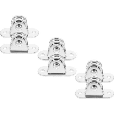 Poulies GARVALON 6 en acier inoxydable fixation murale (1/5)