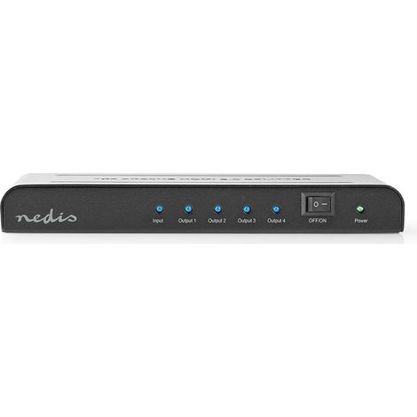 nedis VSPL3474AT repartidor HDMI 4K Ultra HD negro