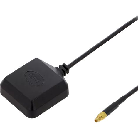 Antena GPS de banda L1 con im谩n y conector MMCX de 3 m
