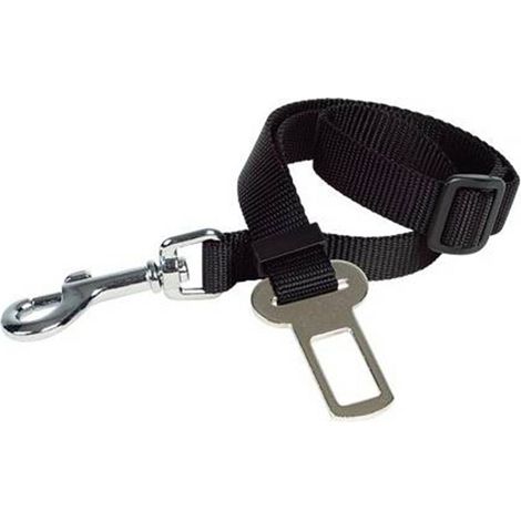Laisse de sécurité auto pour chien – Longueur réglable 0,55 à 0,70 m – Attache ceinture universelle – Boucle de sécurité – Chadog
