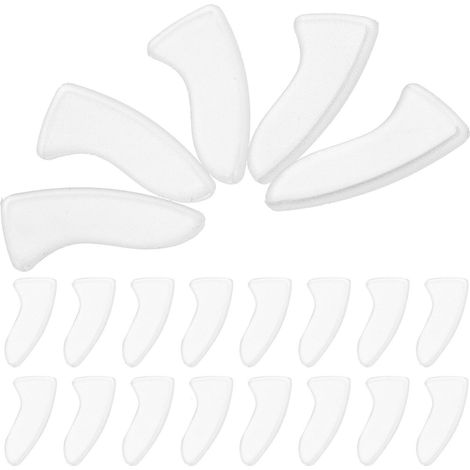 250 protège-pointes de coupe, manchons de protection, capuchons de pointe-2.50X1.00X0.50CM-White