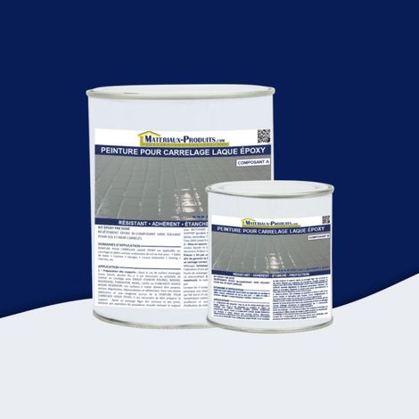 Peinture pour carrelage laque époxy - 20 Kg Utilisation professionnelle Bleu marine - MATPRO (1/5)