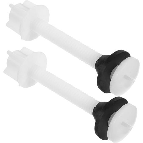Kit de 2 Boulons M10 pour réservoir WC, Abs, Caoutchouc (1/5)