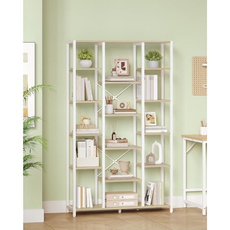 Bibliothèque, Support de Rangement pour Affichage Debout,réglable (1/5)