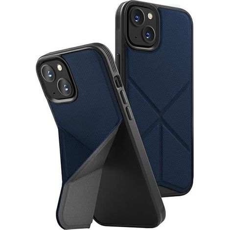 Funda de carga UNIQ Transforma para iPhone 14 Plus / 15 Plus de 6,7" con Magclick, color azul/azul eléctrico. (1/5)