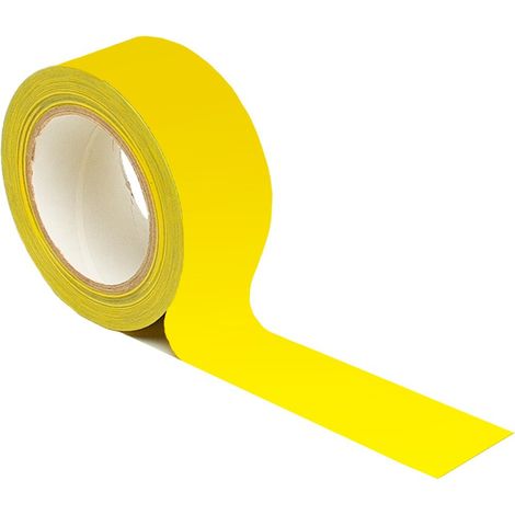 PROVOST - Ruban adhésif de marquage au sol jaune - Lot de 2 rouleaux de 33 m