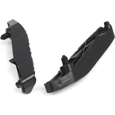 Two colors: Black Material: ABS Front bumper retainer support bracket for front bumper mounting. (1/5)