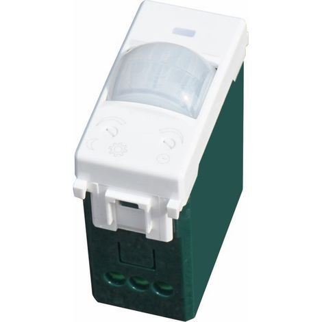 Serie Civile ETTROIT Bianco Compatibile Con Vimar Plana (Sensore Movimento e Crepuscolare 1M) (1/3)
