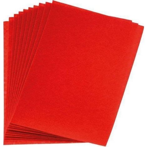 Feutre - 1 mm - Pour Pose Flottante De Parquet - Rouge - Rouleau 10 M × 1 M