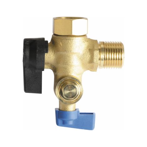 Diff – Robinet eau froide 1/4 – Manette pour Chaffoteaux – Installation facile – Résistant à la corrosion – Usage professionnel (1/2)