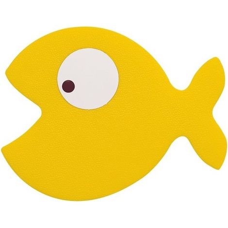 Spirella sticker figurine antidérapant de douche ou baignoire PVC HUNGRY x5 pièces Jaune