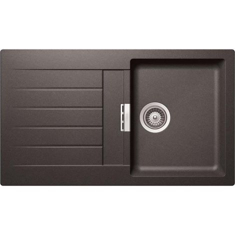 Schock Einbauspüle Cristadur Signus D-100 A Bronze BRO Exzenterbedienung (1/4)