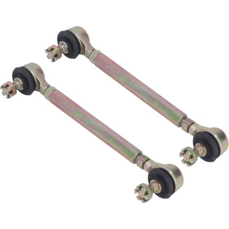 2 pièces rotule de biellette M10 10mm filetage acier alliage barre stabilisatrice ensemble d'extrémité pour 50cc 70cc 90cc 110cc ATV quatre roues Quad (1/5)