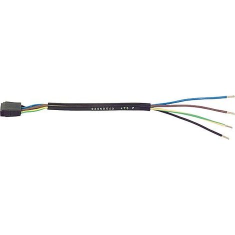 Cable de branchement pour rechauffeur fioul,quatre conducteurs Longueur 700 mm