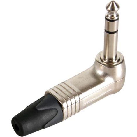 Neutrik NP3RX Klinken-Steckverbinder 6.35 mm Stecker, gewinkelt Polzahl: 3 Stereo Silber 1 St. (1/3)