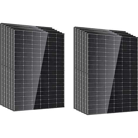 Lot de 12 Panneaux solaires 500Wc DMEGC Bifacial - Bi-verre