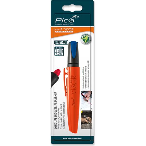 Marqueur Industriel rechargeable Pica Visor Permanent Bleu SB Pica