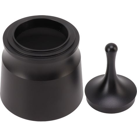 Doseur à café noir en alliage d'aluminium grande capacité résistant à l'usure et à la corrosion pour presse à domicile (1/5)